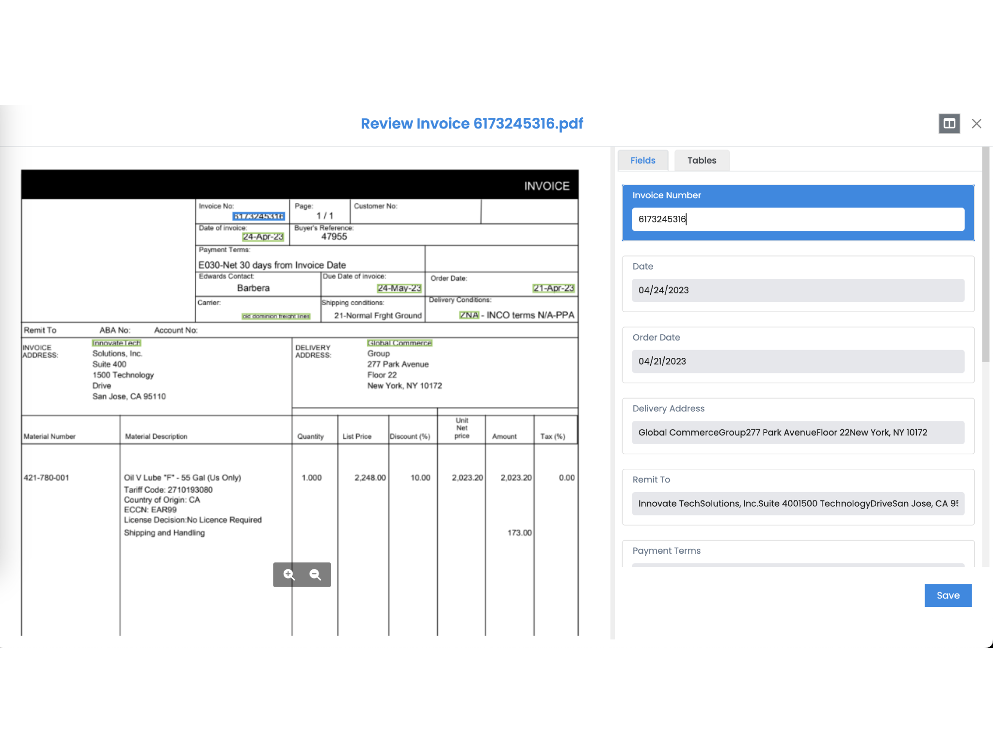 Human-in-the-Loop data extraction